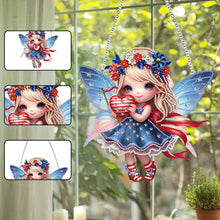 Load image into Gallery viewer, Single-Side Fairy Diamond Art Hanging Pendant for Home Wall Decor (Fairy Heart)