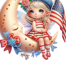 Load image into Gallery viewer, Single-Side Fairy Diamond Art Hanging Pendant for Home Wall Decor (Fairy Flag)