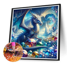 Load image into Gallery viewer, Diamond Painting - Full Round - Dragons and Dragon's Treasures (30*30CM)