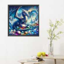 Load image into Gallery viewer, Diamond Painting - Full Round - Dragons and Dragon's Treasures (30*30CM)