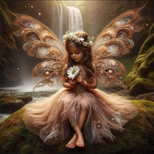 Load image into Gallery viewer, Diamond Painting - Full Round - Daisy Angel Girl (30*30CM)