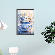 Load image into Gallery viewer, Diamond Painting - Full Round - cup white owl (40*60CM)