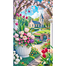 Load image into Gallery viewer, Diamond Painting - Full Round - Manor flowers and plants (30*50CM)