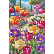 Load image into Gallery viewer, Diamond Painting - Full Round - colorful flowers (40*60CM)