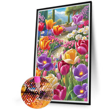 Load image into Gallery viewer, Diamond Painting - Full Round - colorful flowers (40*60CM)