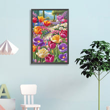 Load image into Gallery viewer, Diamond Painting - Full Round - colorful flowers (40*60CM)