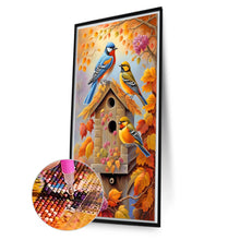 Load image into Gallery viewer, Diamond Painting - Full Round - bird on branch (40*70CM)