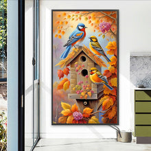 Load image into Gallery viewer, Diamond Painting - Full Round - bird on branch (40*70CM)