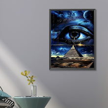 Load image into Gallery viewer, Diamond Painting - Full Round - Pyramid Eye (45*60CM)