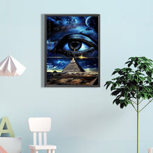 Load image into Gallery viewer, Diamond Painting - Full Round - Pyramid Eye (45*60CM)