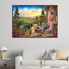 Load image into Gallery viewer, Diamond Painting - Full Square - woods house (70*50CM)