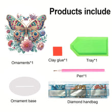 Load image into Gallery viewer, Butterfly Desktop Diamond Art Kits Diamond Art Tabletop Decor Home Office Decor
