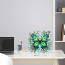 Load image into Gallery viewer, Butterfly Desktop Diamond Art Kits Diamond Art Tabletop Decor Home Office Decor