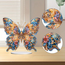 Load image into Gallery viewer, Butterfly Desktop Diamond Art Kits Diamond Art Tabletop Decor Home Office Decor