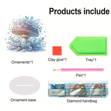 Load image into Gallery viewer, Mushroom 5D DIY Diamond Art Tabletop Decorations Handmade Delicate Desktop Decor