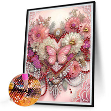 Load image into Gallery viewer, Diamond Painting - Partial Special Shaped - Flowers of love (30*40CM)