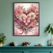 Load image into Gallery viewer, Diamond Painting - Partial Special Shaped - Flowers of love (30*40CM)