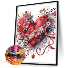 Load image into Gallery viewer, Diamond Painting - Partial Special Shaped - Flowers of love (30*40CM)