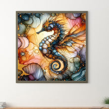 Load image into Gallery viewer, Diamond Painting - Full Round - Glass pattern seahorse (40*40CM)