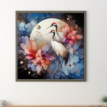 Load image into Gallery viewer, Diamond Painting - Full Round - Glass pattern red-crowned crane (40*40CM)