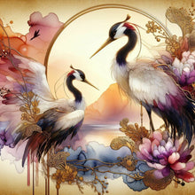 Load image into Gallery viewer, Diamond Painting - Full Round - Glass Crane (40*40CM)