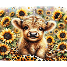 Load image into Gallery viewer, Diamond Painting - Full Round - Sunflower consumes cow (50*40CM)