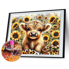 Load image into Gallery viewer, Diamond Painting - Full Round - Sunflower consumes cow (50*40CM)