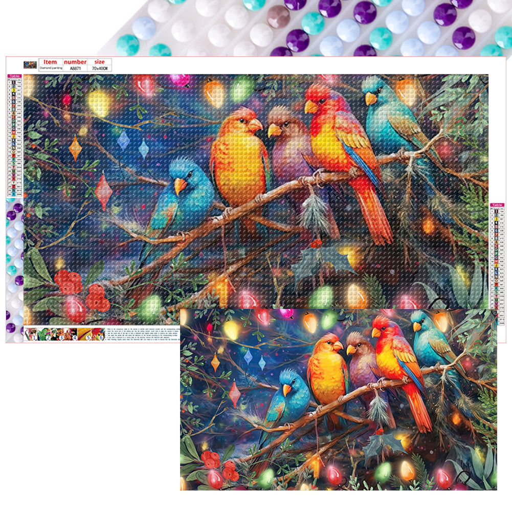 Diamond Painting - Full Round - five parrots (70*40CM)