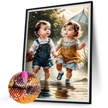 Load image into Gallery viewer, Diamond Painting - Full Square - little girl (40*50CM)