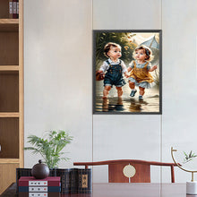 Load image into Gallery viewer, Diamond Painting - Full Square - little girl (40*50CM)