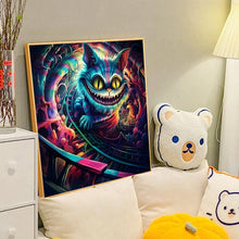 Load image into Gallery viewer, Diamond Painting - Full Round - Alice in Wonderland Cheshire Cat (40*40CM)