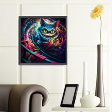 Load image into Gallery viewer, Diamond Painting - Full Round - Alice in Wonderland Cheshire Cat (40*40CM)