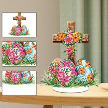 Load image into Gallery viewer, Special Shaped 5D Easter Egg Cross DIY Diamond Art Tabletop Decor Bedroom Decor