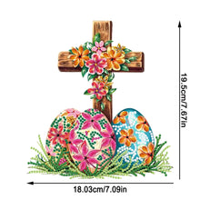 Load image into Gallery viewer, Special Shaped 5D Easter Egg Cross DIY Diamond Art Tabletop Decor Bedroom Decor