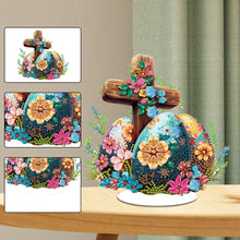 Load image into Gallery viewer, Special Shaped 5D Easter Egg Cross DIY Diamond Art Tabletop Decor Bedroom Decor