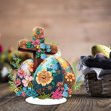 Load image into Gallery viewer, Special Shaped 5D Easter Egg Cross DIY Diamond Art Tabletop Decor Bedroom Decor