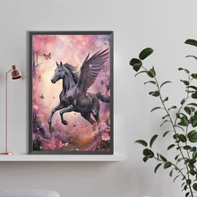Load image into Gallery viewer, Diamond Painting - Full Round - black pegasus (40*60CM)