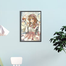 Load image into Gallery viewer, Diamond Painting - Full Round - sweet girl (40*60CM)