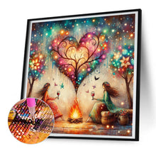 Load image into Gallery viewer, Diamond Painting - Full Round - abstract trees (30*30CM)