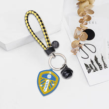 Load image into Gallery viewer, Double Side Leeds United F.C. Diamond Painting Art Keychain Pendant Home Decor