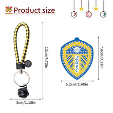 Load image into Gallery viewer, Double Side Leeds United F.C. Diamond Painting Art Keychain Pendant Home Decor