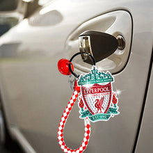 Load image into Gallery viewer, Double Sided Football Club FA Diamond Painting Art Keychain Pendant Home Decor