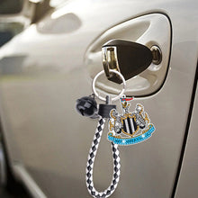 Load image into Gallery viewer, Double Sided Football Club FA Diamond Painting Art Keychain Pendant Home Decor