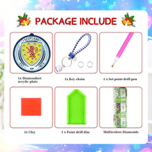 Load image into Gallery viewer, Double Sided Football Club FA Diamond Painting Art Keychain Pendant Home Decor