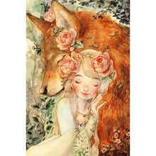 Load image into Gallery viewer, AB Diamond Painting - Full Round - Beauty and the Beast (40*60CM)