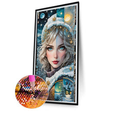 Load image into Gallery viewer, AB Diamond Painting - Full Round - four seasons girl (40*80CM)