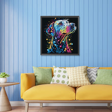 Load image into Gallery viewer, Diamond Painting - Partial Special Shaped - Colorful dogs (30*30CM)