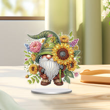 Load image into Gallery viewer, Single-Side Special Shape Spring Gnome Desktop Diamond Art Kits for Home Decor