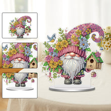 Load image into Gallery viewer, Single-Side Special Shape Spring Gnome Desktop Diamond Art Kits for Home Decor