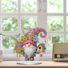 Load image into Gallery viewer, Single-Side Special Shape Spring Gnome Desktop Diamond Art Kits for Home Decor